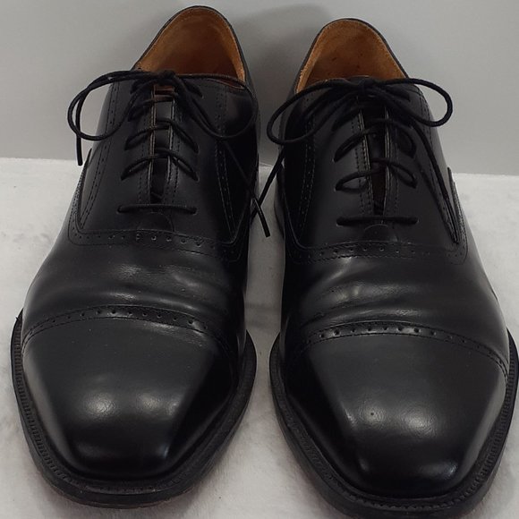 MENS ROCKPORT Leather Cap Toe Kinetic Air Oxford Shoes
